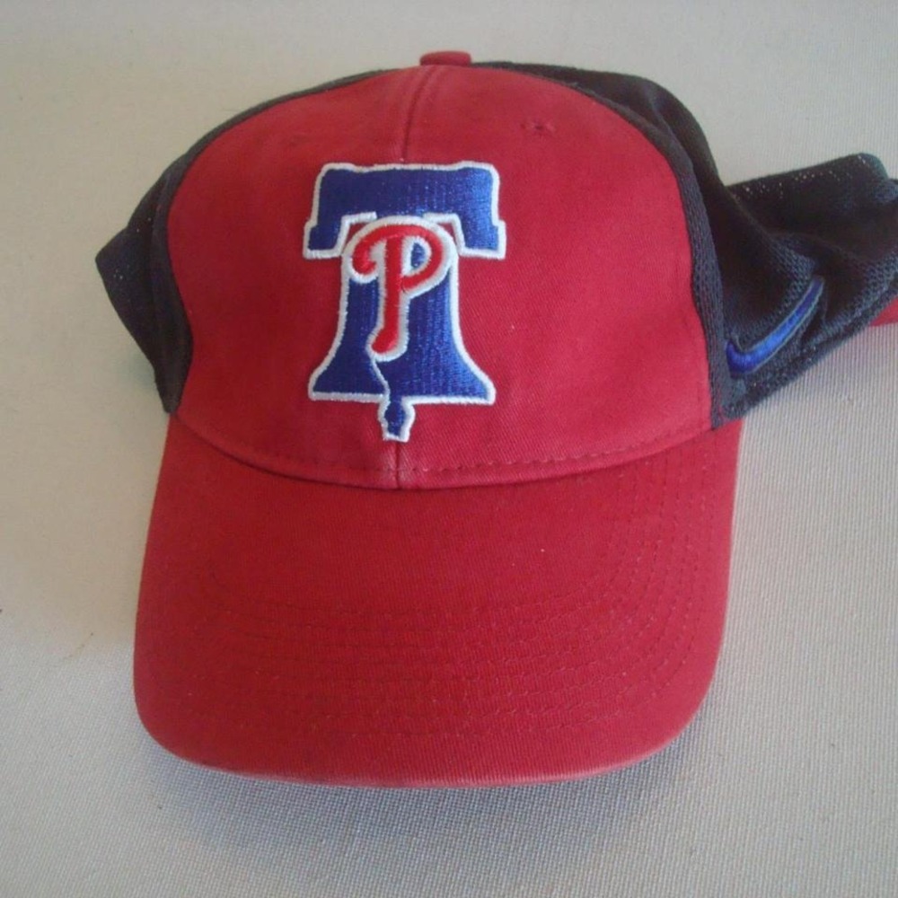 PHILLIES NIKE OSFA HAT CAP VINTAGE 00S Y2K X2